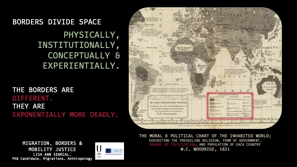 Slide initially submitted for 3Minute Thesis Competition. Current and past border parallels